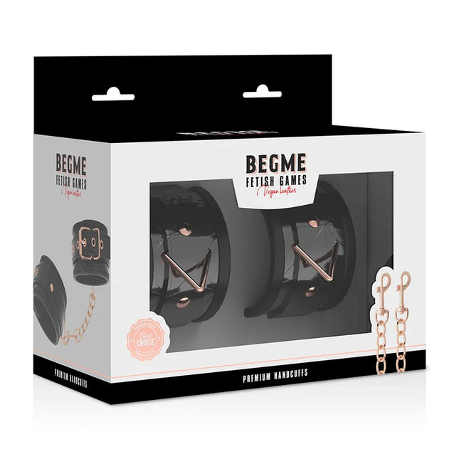 BEGME - BLACK EDITION PREMIUM HANDSCHELLEN - Handschellen für Frauen