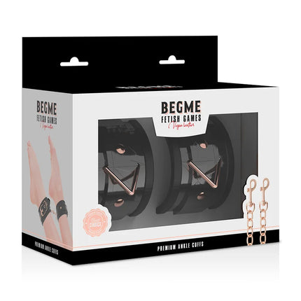 BEGME - BLACK EDITION PREMIUM KNÖCHELMANSCHETTEN - Handschellen für Frauen