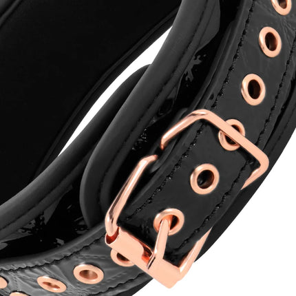 BEGME - BLACK EDITION PREMIUM VEGANER LEDERHALSBAND - Halskette