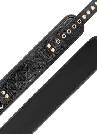 BEGME - BLACK EDITION PREMIUM VEGANER LEDERHALSBAND - Halskette