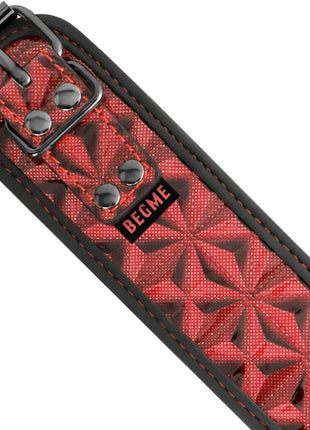 BEGME - RED EDITION HALSBAND MIT NIPPELKLEMMEN MIT NEOPRENFUTTER - Nippelklemmen