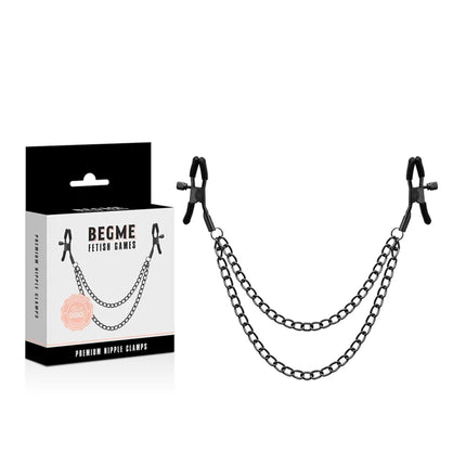 BEGME - RED EDITION NIPPELCLIPS MIT KETTE - Nippelklemmen