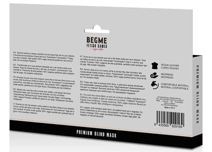 BEGME - RED EDITION PREMIUM BLINDMASKE MIT NEOPRENFUTTER - Augenmaske