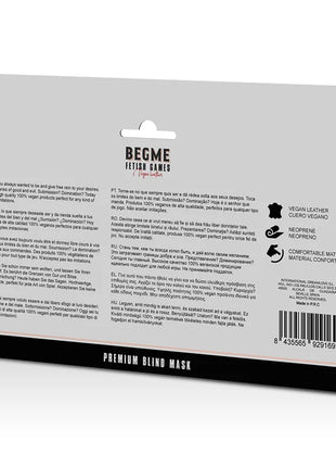 BEGME - RED EDITION PREMIUM BLINDMASKE MIT NEOPRENFUTTER - Augenmaske