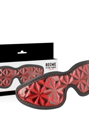 BEGME - RED EDITION PREMIUM BLINDMASKE MIT NEOPRENFUTTER - Augenmaske
