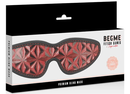 BEGME - RED EDITION PREMIUM BLINDMASKE MIT NEOPRENFUTTER - Augenmaske