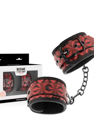 BEGME - RED EDITION PREMIUM-HANDSCHELLEN MIT NEOPRENFUTTER - Handschellen für Frauen