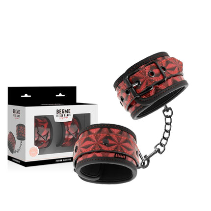 BEGME - RED EDITION PREMIUM-HANDSCHELLEN MIT NEOPRENFUTTER - Handschellen für Frauen