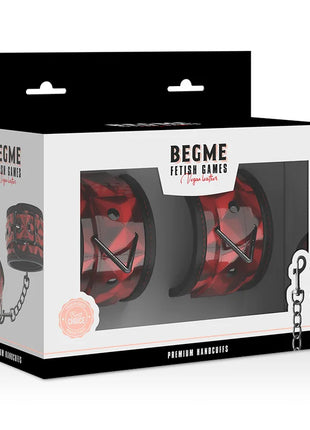 BEGME - RED EDITION PREMIUM-HANDSCHELLEN MIT NEOPRENFUTTER - Handschellen für Frauen