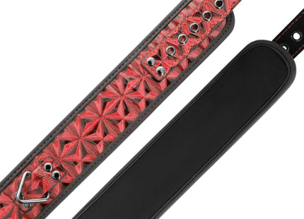 BEGME - RED EDITION PREMIUM VEGANES LEDERHALSBAND MIT NEOPRENFUTTER - Halskette