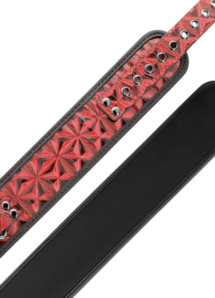 BEGME - RED EDITION PREMIUM VEGANES LEDERHALSBAND MIT NEOPRENFUTTER - Halskette