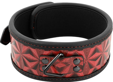 BEGME - RED EDITION PREMIUM VEGANES LEDERHALSBAND MIT NEOPRENFUTTER - Halskette
