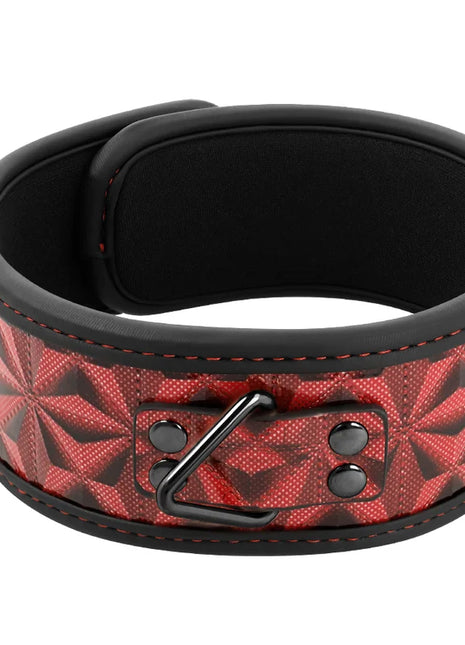 BEGME - RED EDITION PREMIUM VEGANES LEDERHALSBAND MIT NEOPRENFUTTER - Halskette