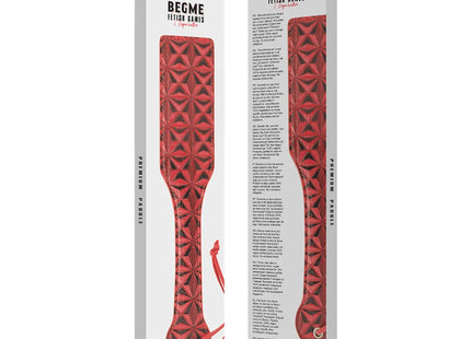 BEGME - RED EDITION VEGANE LEDERPADDEL - Paddel