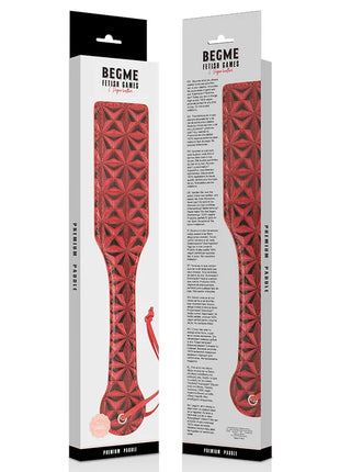 BEGME - RED EDITION VEGANE LEDERPADDEL - Paddel