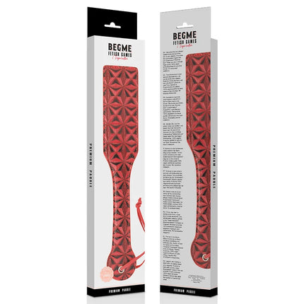 BEGME - RED EDITION VEGANE LEDERPADDEL - Paddel