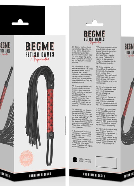 BEGME - RED EDITION VEGANER LEDERPEISEL - Peitschen