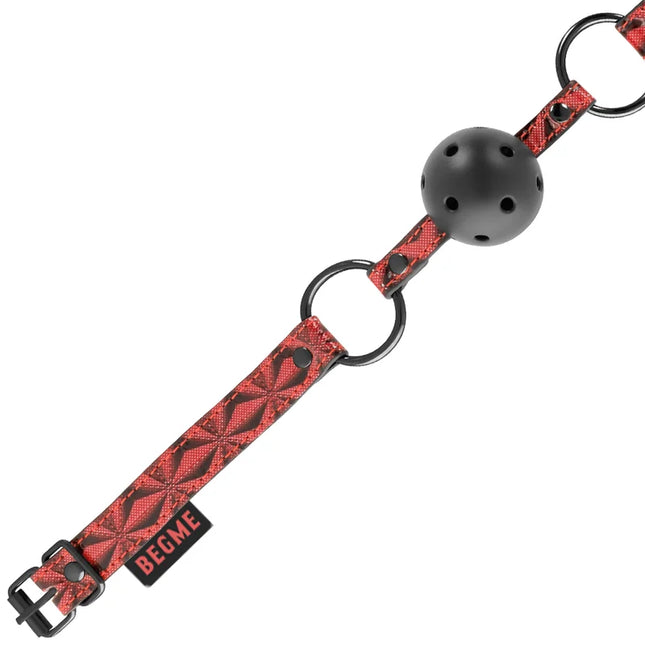 BEGME - RED EDITION VEGANES LEDER - Ballgag