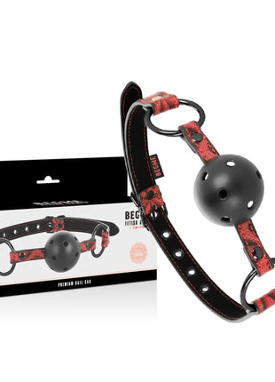 BEGME - RED EDITION VEGANES LEDER - Ballgag