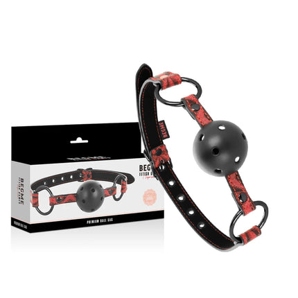 BEGME - RED EDITION VEGANES LEDER - Ballgag
