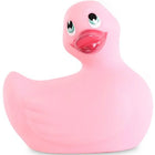Pink vibrierende gummiente big tease toys ich rubbe mein duckie classic mit glänzendem finish und rotem schnabel