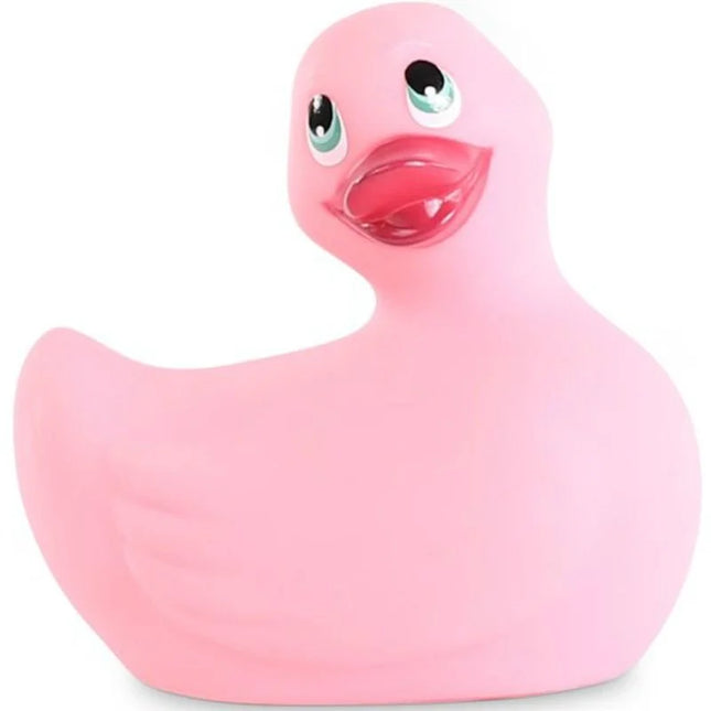 Pink vibrierende gummiente big tease toys ich rubbe mein duckie classic mit glänzendem finish und rotem schnabel