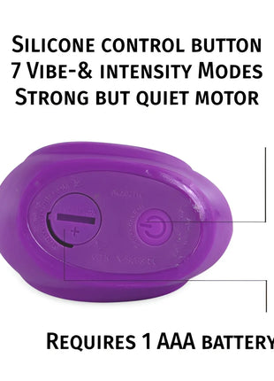 Lila silikonsteuerungsknopf für big tease toys ich rubbe mein duckie classic vibrierende ente mit 7 intensitätsmodi