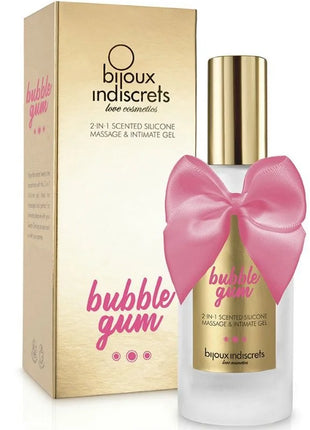 BIJOUX - BUBBLE GUM GEL 2 IN 1 SILIKON ERDBEERKUMMI 100 ML - Gleitmittel