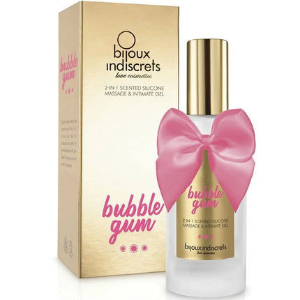 BIJOUX - BUBBLE GUM GEL 2 IN 1 SILIKON ERDBEERKUMMI 100 ML - Gleitmittel