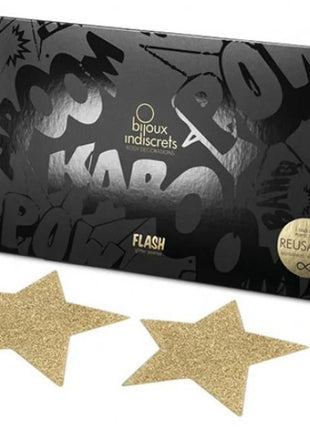 BIJOUX - INDISCRETS FLASH GOLDEN STAR NIPPELCOVER - Nippelcover