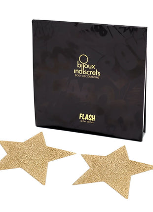 BIJOUX - INDISCRETS FLASH GOLDEN STAR NIPPELCOVER - Nippelcover
