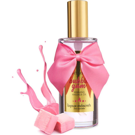 BIJOUX - INDISCRETS LIGHT MY FIRE MASSAGEÖL WRMEEFFEKT GUM-GESCHMACK - Massageöl
