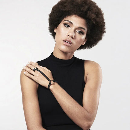 BIJOUX - INDISCRETS MAZE ARMBAND/HANDGESCHIRR SCHWARZ - Halsband