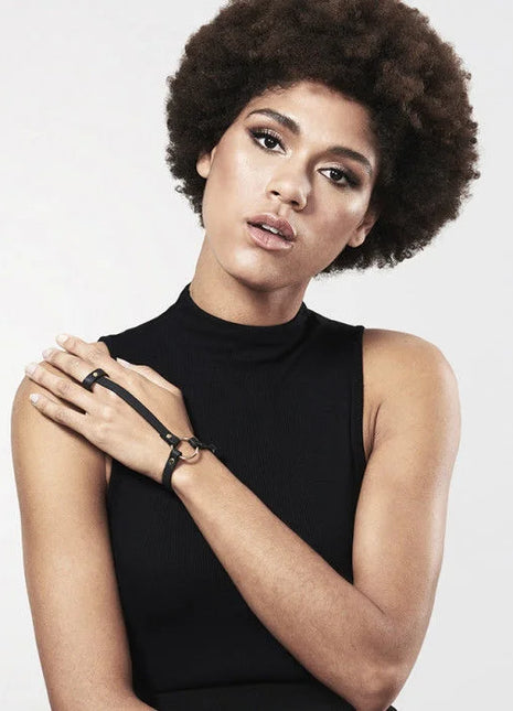 BIJOUX - INDISCRETS MAZE ARMBAND/HANDGESCHIRR SCHWARZ - Halsband