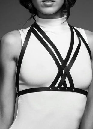 BIJOUX INDISCRETS MAZE - HALTER-BH-HARNESS SCHWARZ - Brust-Harness