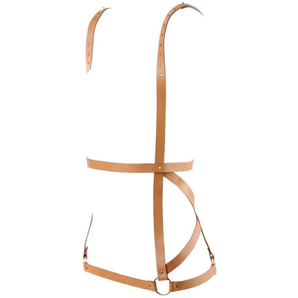 BIJOUX - INDISCRETS MAZE HARNESS KLEIDERFORM BRAUN - Harness