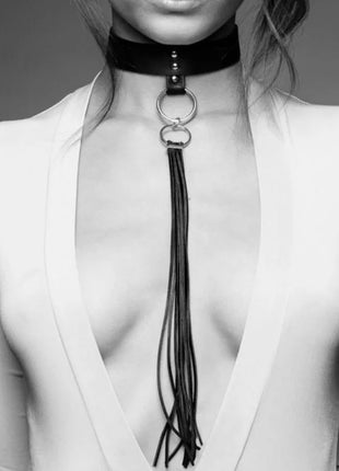 BIJOUX INDISCRETS MAZE - QUASTEN-CHOKER SCHWARZ - Halskette