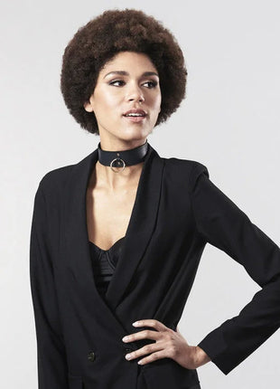 BIJOUX INDISCRETS MAZE - SCHWARZE HALSKETTE MIT RIEMEN - Halskette