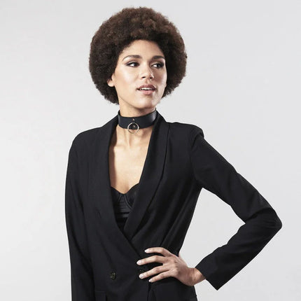 BIJOUX INDISCRETS MAZE - SCHWARZE HALSKETTE MIT RIEMEN - Halskette