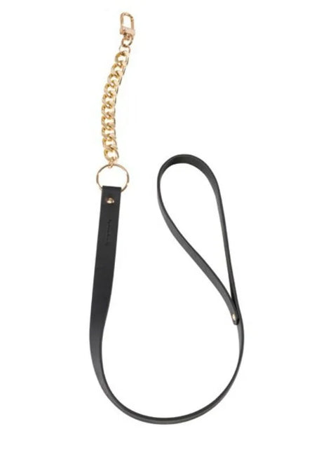 BIJOUX INDISCRETS MAZE - SCHWARZE HALSKETTE MIT RIEMEN - Halskette