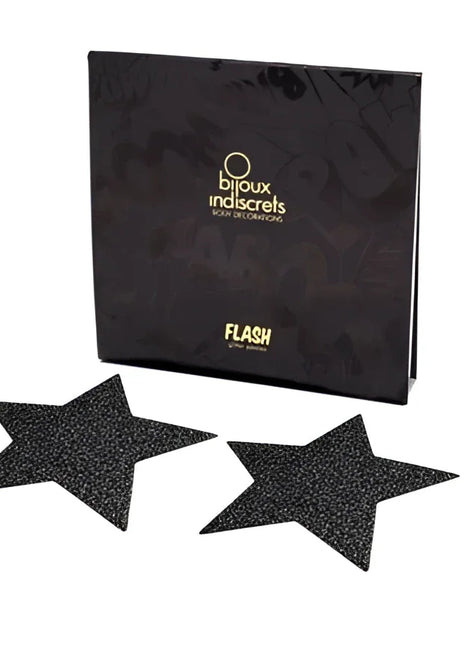 BIJOUX - INDISCRETS SCHWARZE STAR-FLASH-NIPPELCOVER - Nippelcover