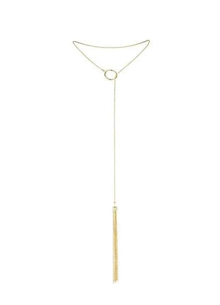 BIJOUX - MAGNIFIQUE METALLKETTE MIT GOLDENEN FRANSEN - Körperschmuck