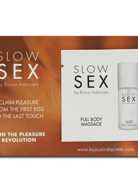 BIJOUX - SLOW SEX GANZKÖRPERMASSAGE MASSAGEGEL 2 ML