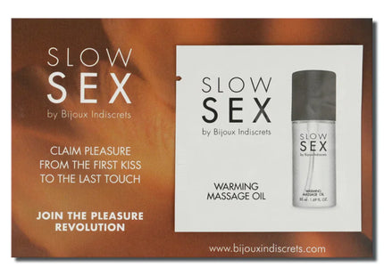 BIJOUX - SLOW SEX MASSAGEÖL WRMEEFFEKT 2 ML