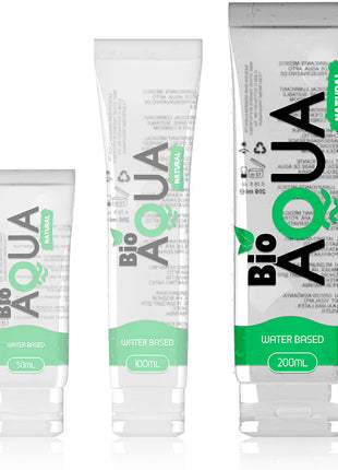 BIOAQUA - SCHMIERMITTEL NATÜRLICHE ZUTATEN AUF WASSERBASIS 200 ML - Bio-Gleitgel auf Wasserbasis
