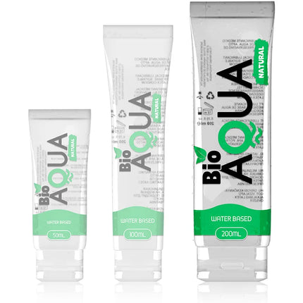 BIOAQUA - SCHMIERMITTEL NATÜRLICHE ZUTATEN AUF WASSERBASIS 200 ML - Bio-Gleitgel auf Wasserbasis