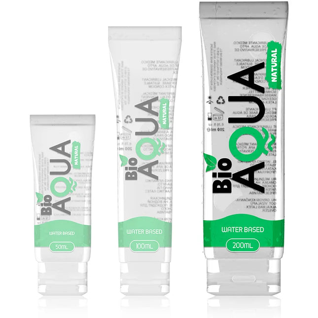 BIOAQUA - SCHMIERMITTEL NATÜRLICHE ZUTATEN AUF WASSERBASIS 200 ML - Bio-Gleitgel auf Wasserbasis