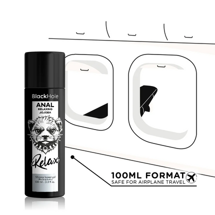 BLACK HOLE - ANAL ENTSPANNENDE JOJOBA RELAX SILIKONBASIS 100 ML