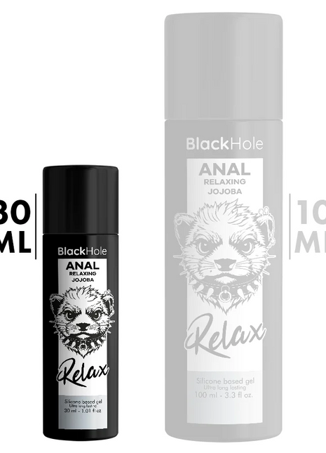 BLACK HOLE - ANAL RELAX JOJOBA - SILIKONBASIS - Anal-Gleitmittel Silikon