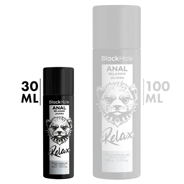 BLACK HOLE - ANAL RELAX JOJOBA - SILIKONBASIS - Anal-Gleitmittel Silikon